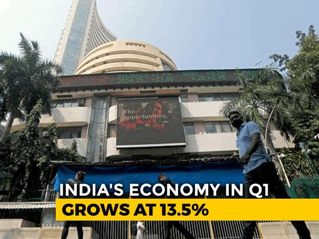 Economy Grows 13.5% In June Quarter; Fastest Pace Of Expansion In A Year