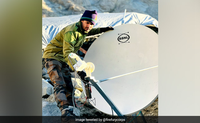 Indian Army Installs Satellite-Based Internet At World's Highest Battlefield - Siachen