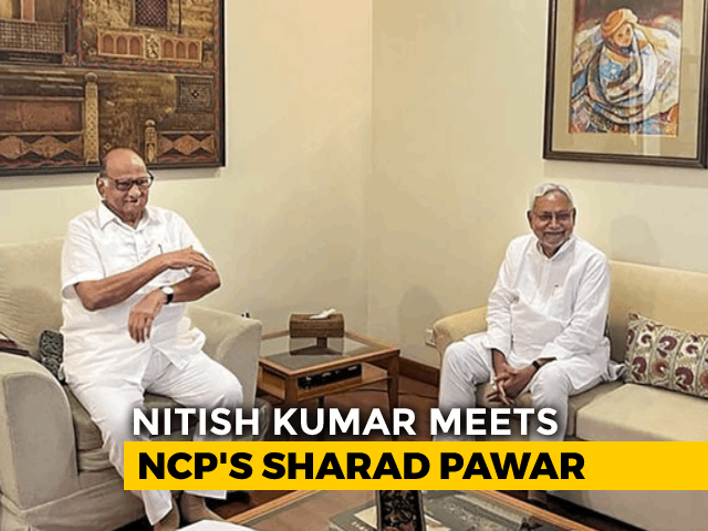 Nitish Kumar, In Delhi To Work On Opposition Unity, Meets Sharad Pawar