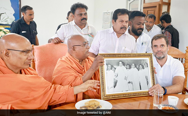 Bharat Jodo Yatra: Rahul Gandhi Visits Kerala Mutt
