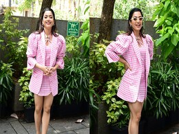 Rashmika Mandanna's Cheery Gingham Dress And Blazer Have Happily Sent Us Back To A Sunny Summer Memory Rashmika Mandanna's Cheery Gingham Dress And Blazer Have Happily Sent Us Back To A Sunny Summer Memory