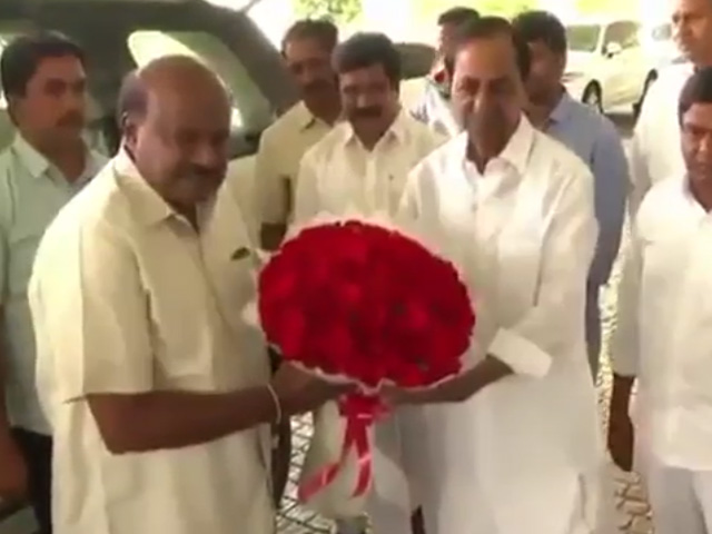 Watch: In KCR's National Party Push, Meeting With HD Kumaraswamy