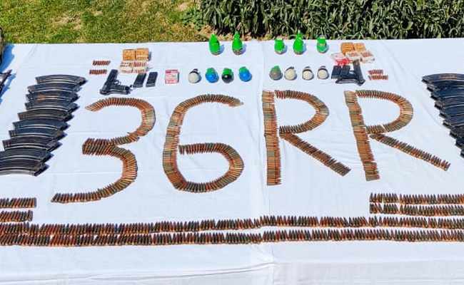 Huge Cache Of Weapons Seized Near Line Of Control In Kashmir