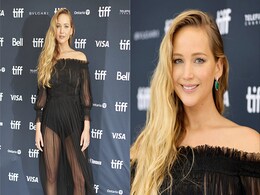 We See Right Through Jennifer Lawrence's Gorgeous Black Off-Shoulder Dress We See Right Through Jennifer Lawrence's Gorgeous Black Off-Shoulder Dress