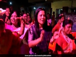 Video: Trinamool MP Mahua Moitra Dances To Mark Festival, Tweets "Lovely Moments" Video: Trinamool MP Mahua Moitra Dances To Mark Festival, Tweets "Lovely Moments"