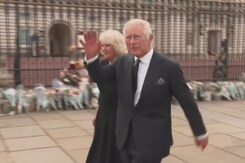 King Charles, Queen Consort Camilla Meet Crowds King Charles, Queen Consort Camilla Meet Crowds
