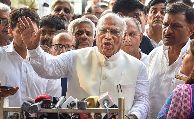 Was Asked To Contest 18 Hours Before I Filed Papers: Congress's Mallikarjun Kharge