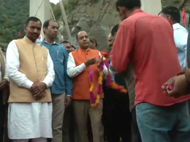 Watch: Himachal Pradesh Chief Minister Inaugurates Mandi Bridge