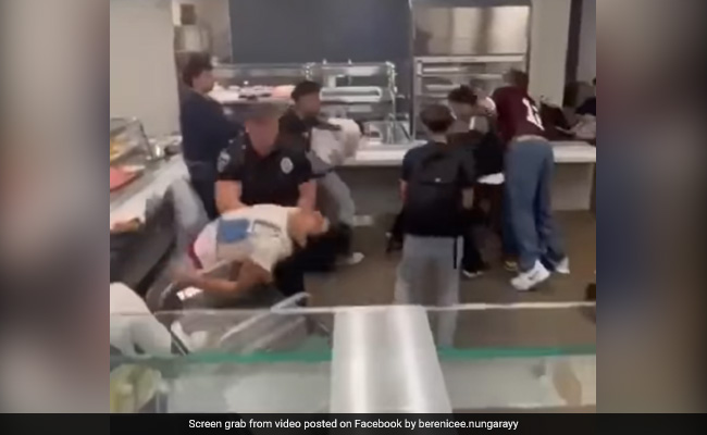 Video Shows US Police Officer Slamming Student Into Lunch Cart, Investigation Launched