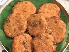 Keerai Vadai (Spinach Vada)