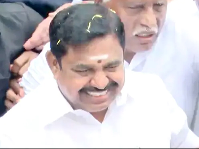 EPS, Armed With Court Order, Returns To AIADMK Office As Party Boss