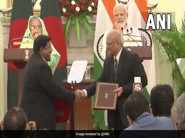 India, Bangladesh Ink 7 Deals In Presence Of PM Modi, Sheikh Hasina India, Bangladesh Ink 7 Deals In Presence Of PM Modi, Sheikh Hasina