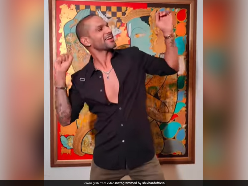Watch: Shikhar Dhawan Grooves To His "All Time Bollywood Favourites", Including <I>Chaiyya Chaiyya</I>