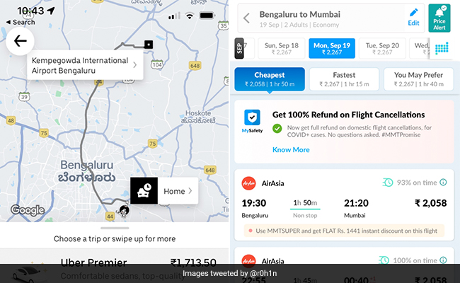 Twitter Post On High Price Of Uber Ride In Bengaluru Sparks Debate Online