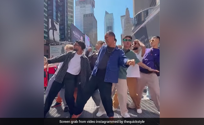 Norwegian Dance Group Grooves To '<i>Kala Chashma</i>' At Times Square, Video Goes Viral