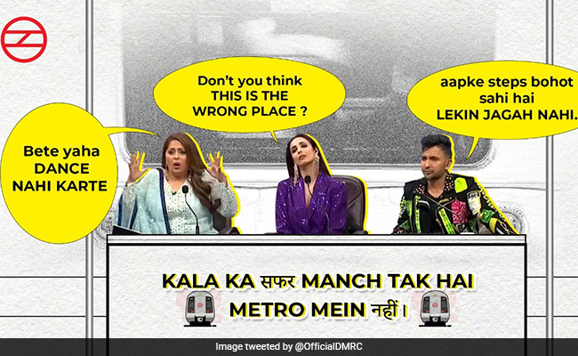 "<i>Safar</i>, Not Suffer": Delhi Metro's Meme On Shooting Reels Inside Coaches