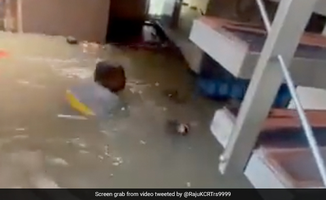 Bengaluru Floods: Viral Video Shows Man Swimming In His Living Room