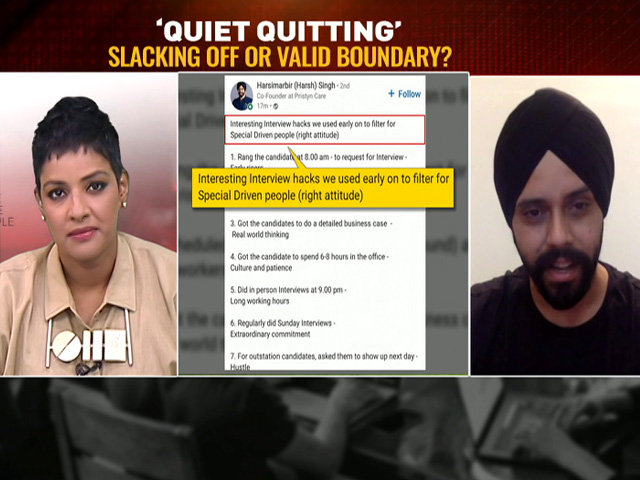 Quiet Qutting Has Become A Trend: Prstyn Care Co-Founder