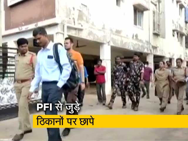 तेलंगाना-आंध्र प्रदेश में PFI से जुड़े 40 ठिकानों पर छापे, कई दस्तावेज और उपकरण बरामद