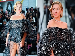 Florence Pugh Had All Eyes On Her In A Sparkling Valentino Sheer Dress Florence Pugh Had All Eyes On Her In A Sparkling Valentino Sheer Dress