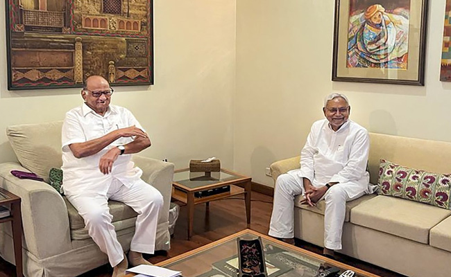 "Important To Work Together": Sharad Pawar After Meeting Nitish Kumar