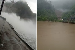 Massive Landslide Damages Dam Wall In Arunachal Pradesh Massive Landslide Damages Dam Wall In Arunachal Pradesh