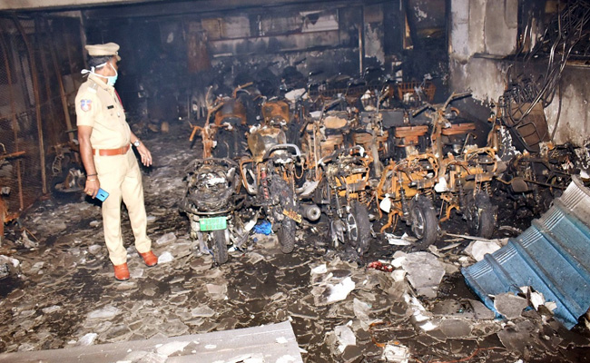 Video: Moment When Secunderabad E-Bike Store Fire That Killed 8 Started