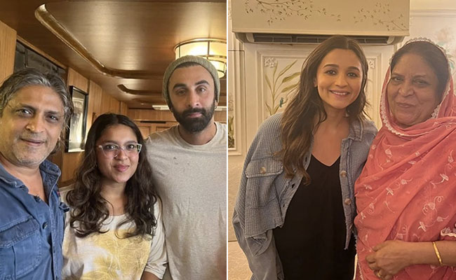 Viral Pics: Alia Bhatt And Ranbir Kapoor Spend Day With Bodyguard Yusuf Ibrahim And Family