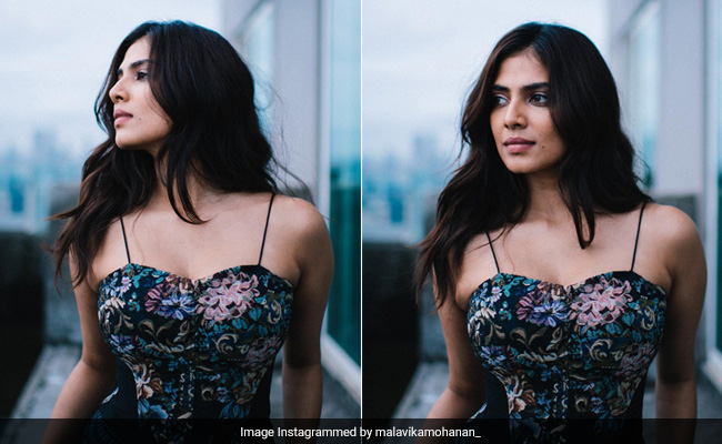 We Fully Support Malavika Mohanan's Dark Floral Fashion For A Dose Of Autumn On Our Feed In A Floral Top