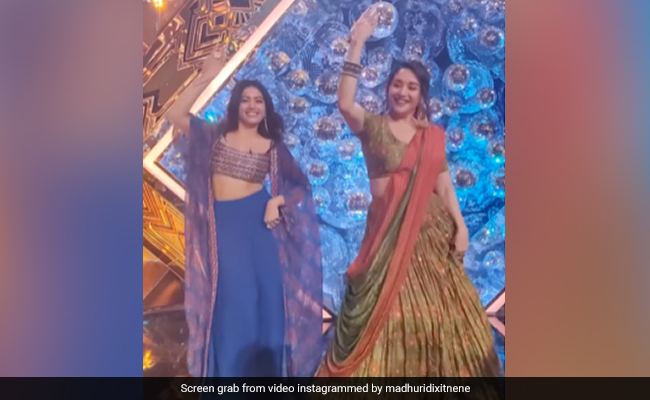 Watch: Rashmika Mandanna And Madhuri Dixit Dance To <i>Maja Ma</i> Song