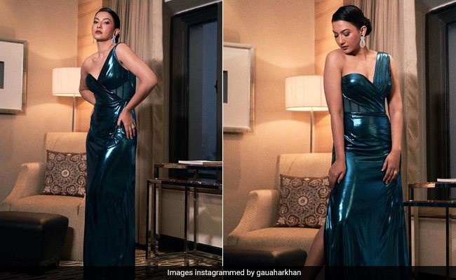 Gauahar Khan's Metallic Gown For The Bigg Boss 16 Launch Starts The Show On An Electrifying Note