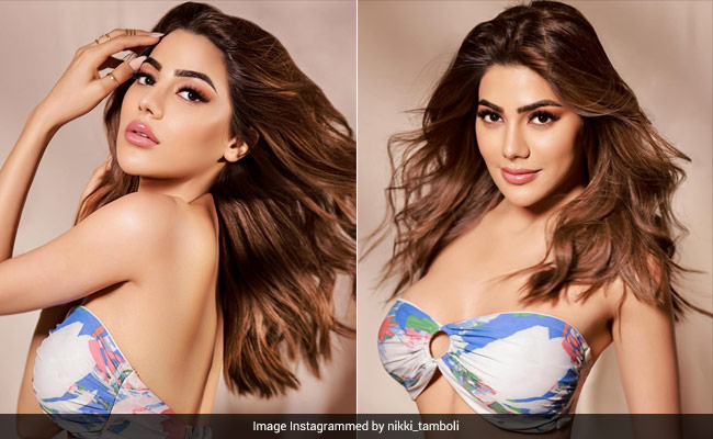 All The Colours Land Right Onto Nikki Tamboli's Very Uber Chic Co-Ord Set