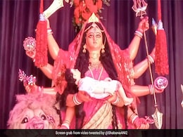 Durga Puja Pandal By Kolkata BJP Leader Recalls Bengal Post-Poll Violence Durga Puja Pandal By Kolkata BJP Leader Recalls Bengal Post-Poll Violence