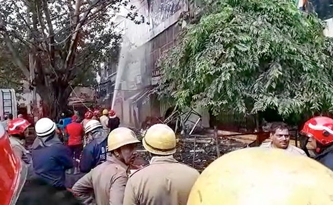 Massive Fire Near Chandni Chowk Metro Station In Delhi, No Casualty Reported