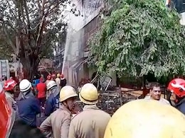 Massive Fire Near Chandni Chowk Metro Station In Delhi, No Casualty Reported Massive Fire Near Chandni Chowk Metro Station In Delhi, No Casualty Reported