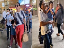 Kareena Kapoor And Saif Ali Khan Return From Vacation With Their Sons Taimur And Jeh Kareena Kapoor And Saif Ali Khan Return From Vacation With Their Sons Taimur And Jeh