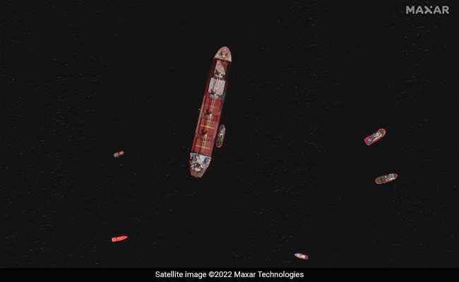 Satellite Pics: Ship Leaking Oil Off Gibraltar, Concerns Over Environment Damage