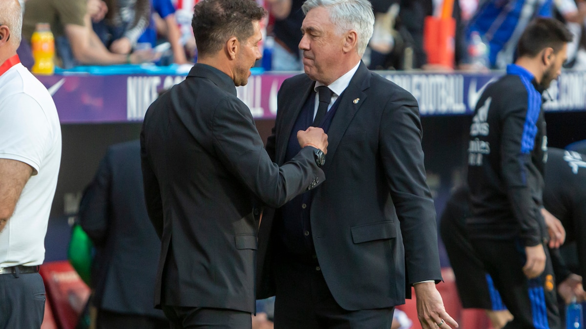 Diego Simeone vs Carlo Ancelotti: The major duel in the Madrid derby at La Liga Santander