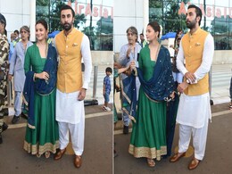 Pregnant Alia Bhatt And Dad-To-Be Ranbir Kapoor Step Out In Their Ethnic Finery Pregnant Alia Bhatt And Dad-To-Be Ranbir Kapoor Step Out In Their Ethnic Finery