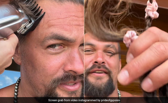 Watch: Jason Momoa Shaves Off His Trademark Long Hair In Protest Against Single-Use Plastic