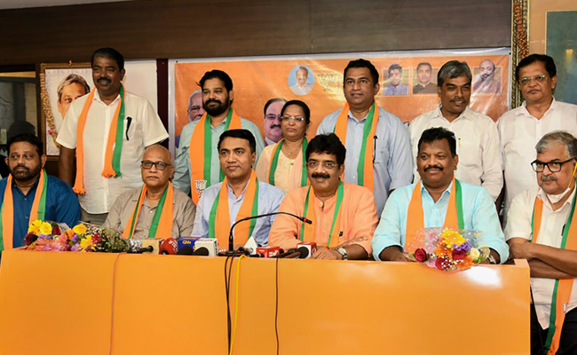 Goa Congress MLAs Joined BJP "Without Any Conditions", Says Chief Minister