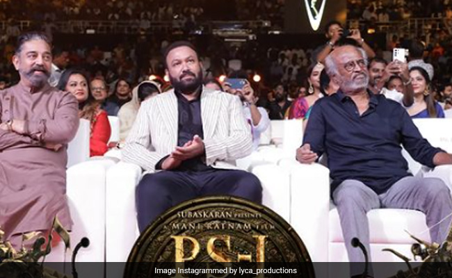 <i>Ponniyin Selvan</i>: Rajinikanth And Kamal Haasan Attend The Trailer Launch Of Mani Ratnam's Film
