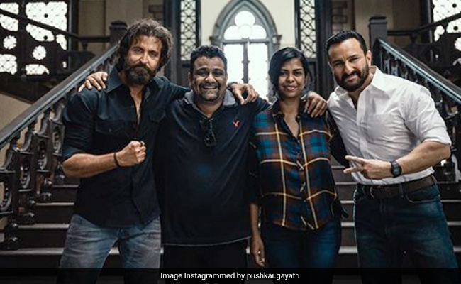 <i>Vikram Vedha</i> Directors Pushkar-Gayatri On Film Being A Copy Of Tamil Version: "It's Completely Different"