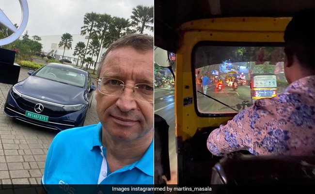 मर्सिडीज-बेंज के CEO की  ट्रैफिक में फंसी कार, तुरंत गाड़ी से उतरे और ऑटो पर हो गए सवार