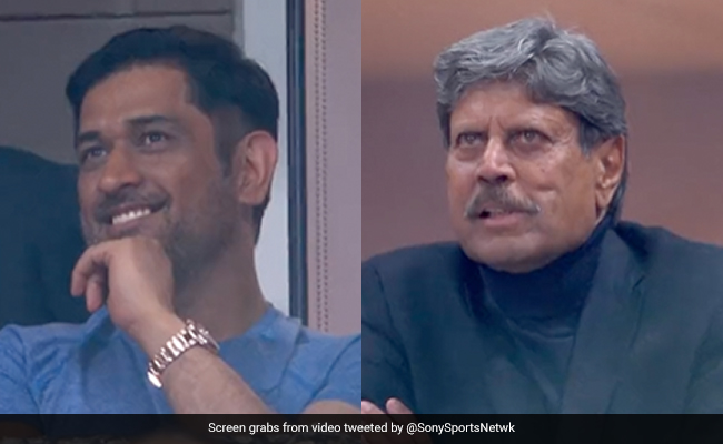 US Open में सजी भारतीय दिग्गजों की मेहफिल, MS Dhoni और Kapil Dev ने एक साथ देखा क्वार्टर फाइनल, Video हुआ वायरल
