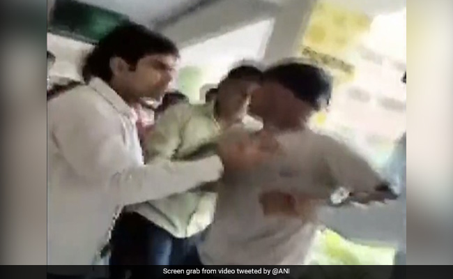 Viral Video Shows Teacher At Delhi School Beating Up Security Guard