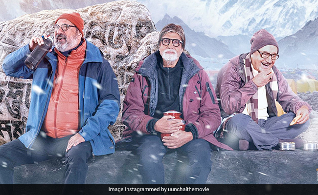 <i>Uunchai</i> New Poster: The Peak Of Amitabh Bachchan, Anupam Kher And Boman Irani's Friendship