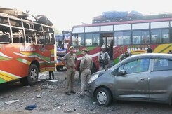 2 Buses Explode In Jammu And Kashmir, Probe Underway 2 Buses Explode In Jammu And Kashmir, Probe Underway