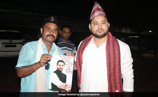 Tejashwi Yadav's Supporter Travels On Foot From Nepal To Bihar To Meet Him