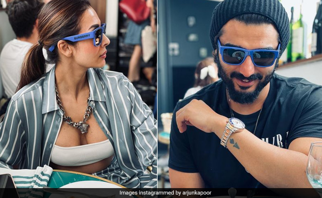 We Have To Agree, Malaika Arora Did Wear Arjun Kapoor's Blue Burberry Sunglasses Better